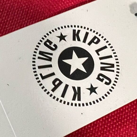 NWT Kipling Red Live Light Women's Zip Walking  Bag - Picture 4 of 9